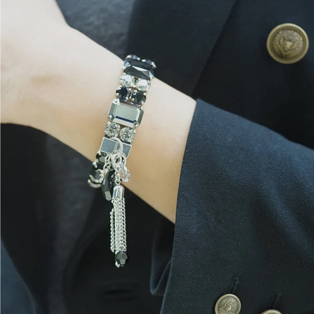 Leslie Danzis Navy Crystal Bracelet